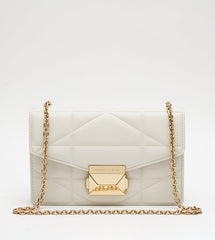 Charles & Ke*th - Blanche Chevron Chain Handle Bag - White