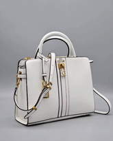 GUES* - Ginevra elite society satchel - White-ON SALE