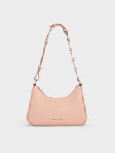 Charles & Ke*th - Lane Chain-Link Shoulder Bag - Light Pink