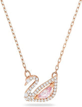 Swar*vski - Dazzling Swan pendant - Swan, Pink, Rose gold-tone plated - 5469989
