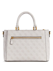 Gues* - G James 4G peony logo handbag -White Logo