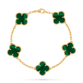 VCA-Vintage Alhambra bracelet, 5 motifs
