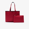 Lacost* - Anna Reversible Tote with Pouch - Black Pink