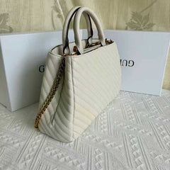 GUES* - Sela Small Girlfriend Satchel - Cream-ON SALE