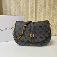 GUES* - KUBA Mini Crossbody Flap XS Logo- Denim Logo