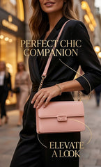 Charles & Ke*th - Leather Shoulder Bag - pink