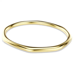 Swar*vski -Dextera bangle Octagon shape, Round cut, White, Gold-tone plated-5724580