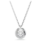 Swar*vski -Dextera pendant Round cut, White, Rhodium plated-5733400