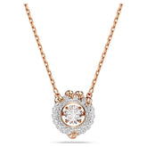 Swar*vski -Dragon & Phoenix pendant Dragon’s claw, White, Rose gold-tone plated-5675827
