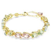 Swar*vski -Gema bracelet Mixed cuts, Multicolored, Gold-tone plated-5705808-Delivery After 10th Mahram