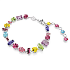Swar*vski -Gema bracelet Mixed cuts, Multicolored, Rhodium plated-5656427-Delivery After 10th Mahram