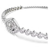 Swar*vski -Matrix bracelet Evil eye, White, Rhodium plated-5632062