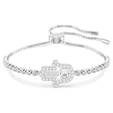 Swar*vski -Matrix bracelet Hand, White, Rhodium plated-5632065