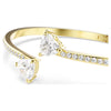 Swar*vski -Mesmera bangle Heart, White, Gold-tone plated-5733474