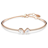 Swar*vski -Mesmera bangle Mixed cuts, White, Rose gold-tone plated-5734247