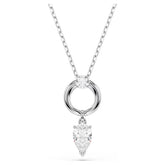 Swar*vski -Mesmera pendant Pear cut, White, Rhodium plated-5723146