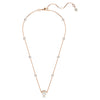 Swar*vski -Dragon & Phoenix Pendant Crystal pearls, Dragon claw, White, Rose gold plated-5685774