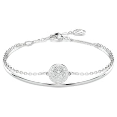 Swar*vski -Sublima bangle White, Rhodium plated-5683447