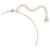 Swar*vski -Swan pendant Swan, Black, Rose gold-tone plated-5204134