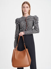 Charles & Ke*th - Tubular Slouchy Tote Bag - Cognac