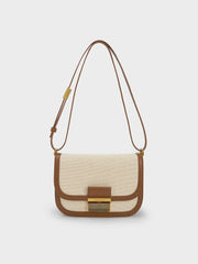 Charles & Ke*th - Charlot Canvas Crossbody Bag - Canvas