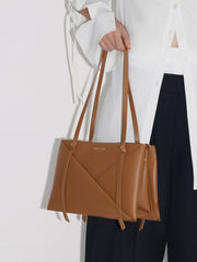 Charles & Ke*th - Midori Geometric Tote Bag - Tan