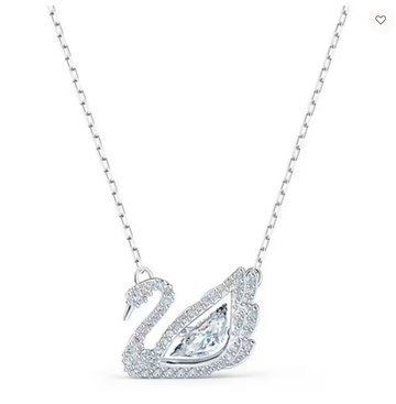 Swar*vski - Dancing Swan necklace - White - 5514421
