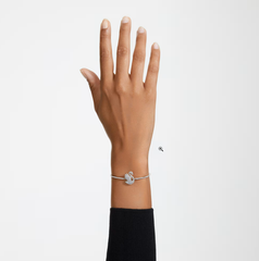 Swar*vski - Swan bangle Swan, White, Rhodium plated-5649772