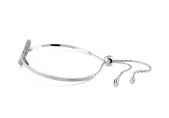 Swar*vski - Swan bangle Swan, White, Rhodium plated-5649772