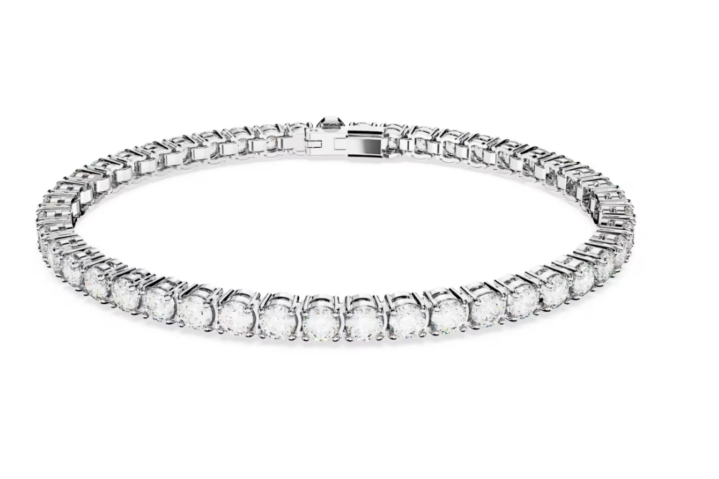 Swar*vski - Matrix Tennis bracelet - Round Cuts - 5648937