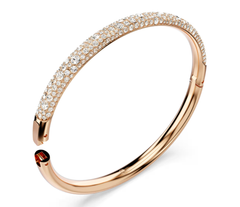 Swar*vski - Sublima bangle Snow pavé - Rose Gold  - 5688611