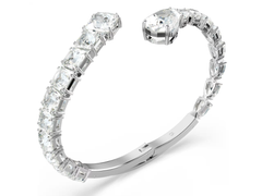 Swar*vski -Matrix cuff Mixed cuts, White, Rhodium plated- 5692527