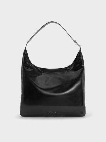 Charles & Ke*th -Lumen Slouchy Hobo Bag - Noir