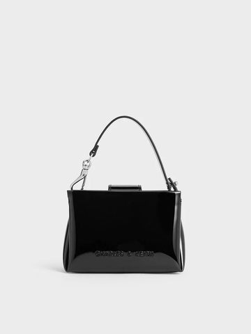 Charles & Ke*th -Bosie Patent Micro Bag - Noir