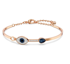 Swar*vski - Symbolica bangle - Evil eye, Blue, Mixed metal finish - 5171991