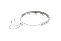 سوار*vski - x Arian* Grande سوار لؤلؤ كريستالي بقطع دائري مطلي بالروديوم الأبيض - 5720870 