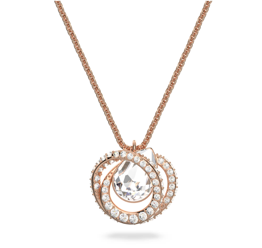 Swar*vski - Generation pendant White, Rose gold-tone plated - 5289025