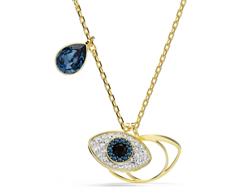 Swar*vski - Symbolica pendant evil eye, Blue, Gold-tone plated - 5692178 