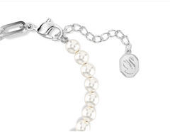 Swar*vski - Swan bracelet Crystal pearl, Swan, Black, Mixed metal finish - 5705720