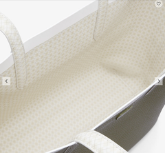 Lacost* - Anna Tart*n Lined Reversible Tote - Khakhi