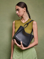 Charles & Ke*th -  Mini Lyla Tubular Tote Bag - Black - Black