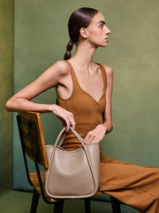 Charles & Ke*th -Mini Lyla Tubular Tote Bag - Taupe