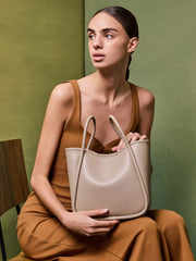 Charles & Ke*th -Mini Lyla Tubular Tote Bag - Taupe