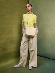 Charles & Ke*th -Mini Lyla Tubular Tote Bag - Butter Yellow