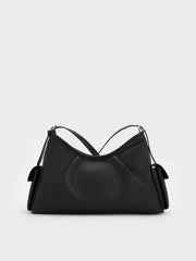 Charles & Ke*th -Khai Side-Pocket Shoulder Bag - Black