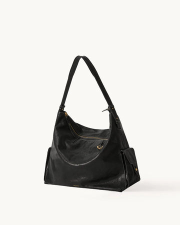 Songmont -Large Yore Hobo Bag - Onyx