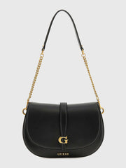 Gues* - Kuba Mini Crossbody Flap XS Logo-BLACK