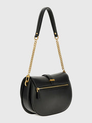 Gues* - Kuba Mini Crossbody Flap XS Logo-BLACK