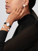 VCA-Vintage Alhambra bracelet, 5 motifs-white