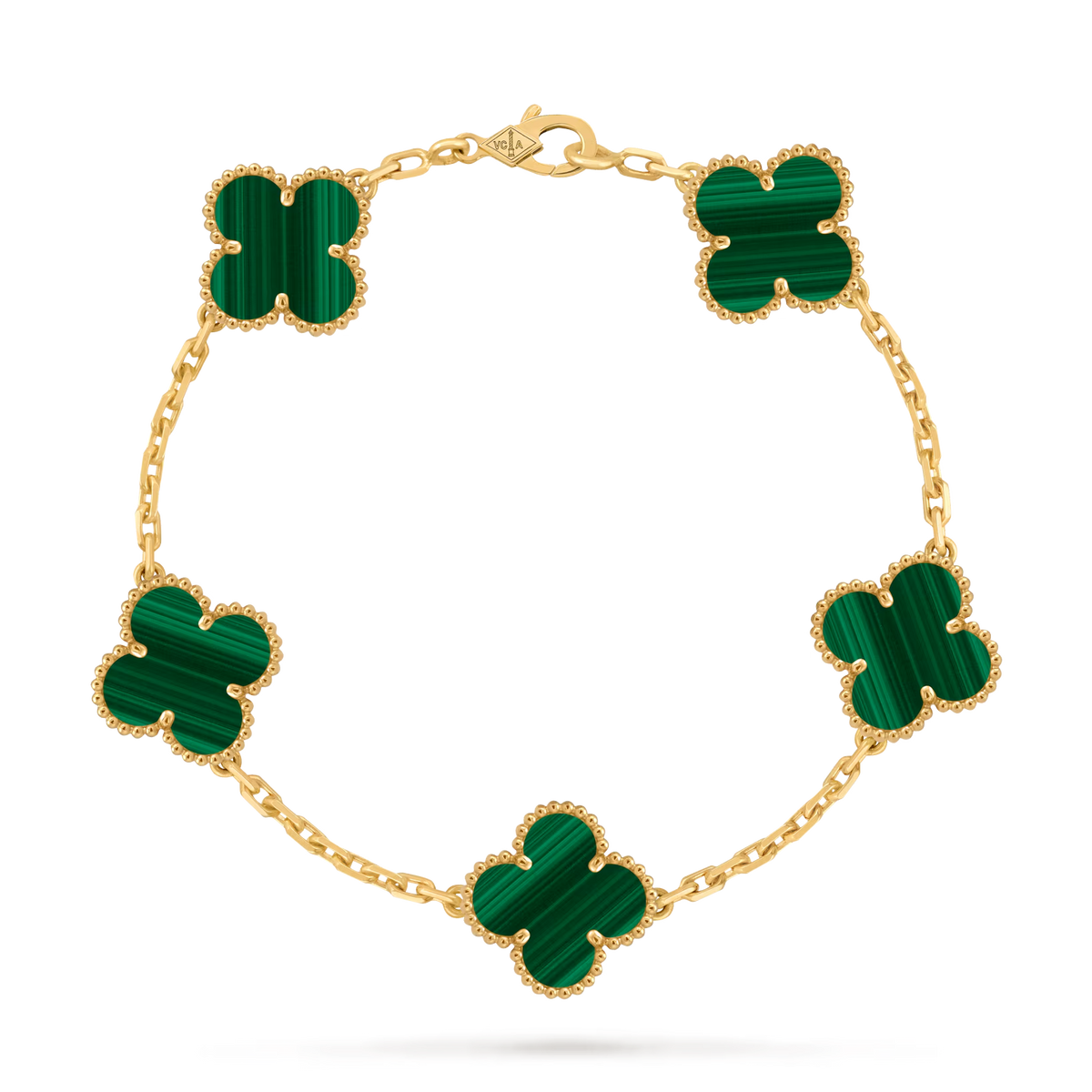 VCA-Vintage Alhambra bracelet, 5 motifs